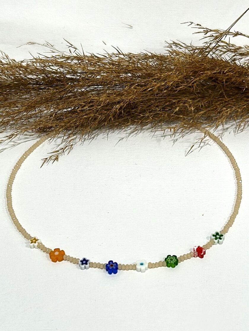 Flower Necklace lovebyhands.gr