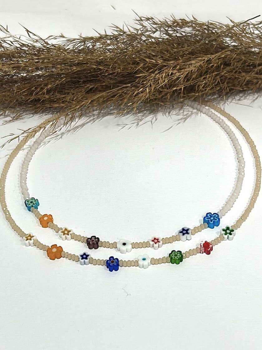 Flower Necklace lovebyhands.gr