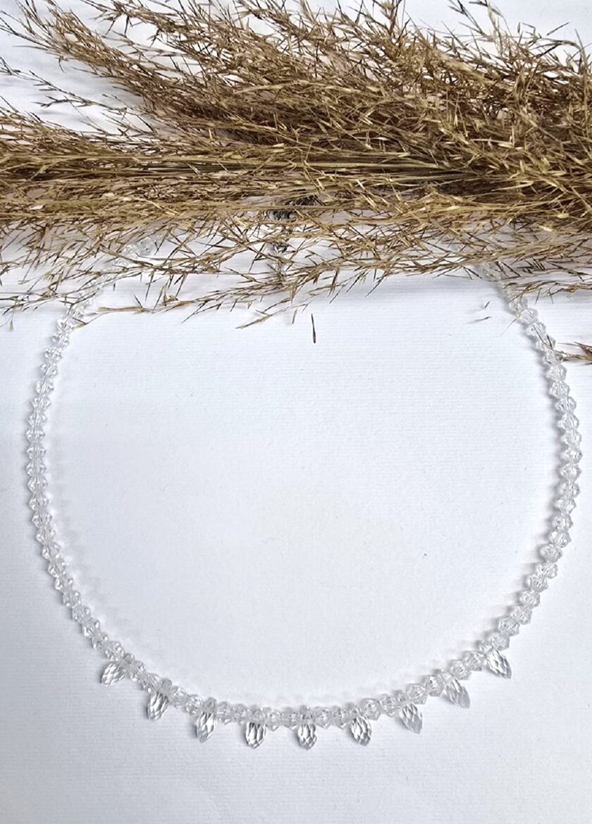 Crystal Clear Necklace lovebyhands.gr