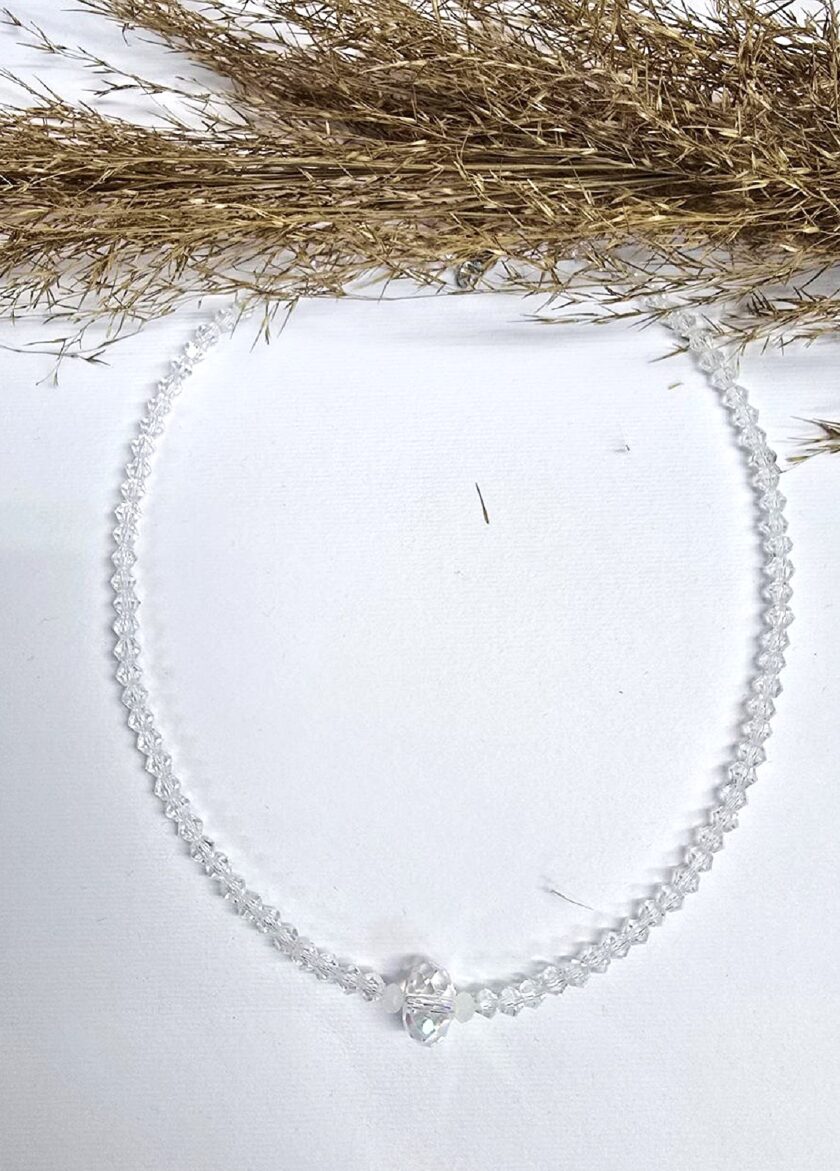 Crystal Clear Necklace lovebyhands.gr