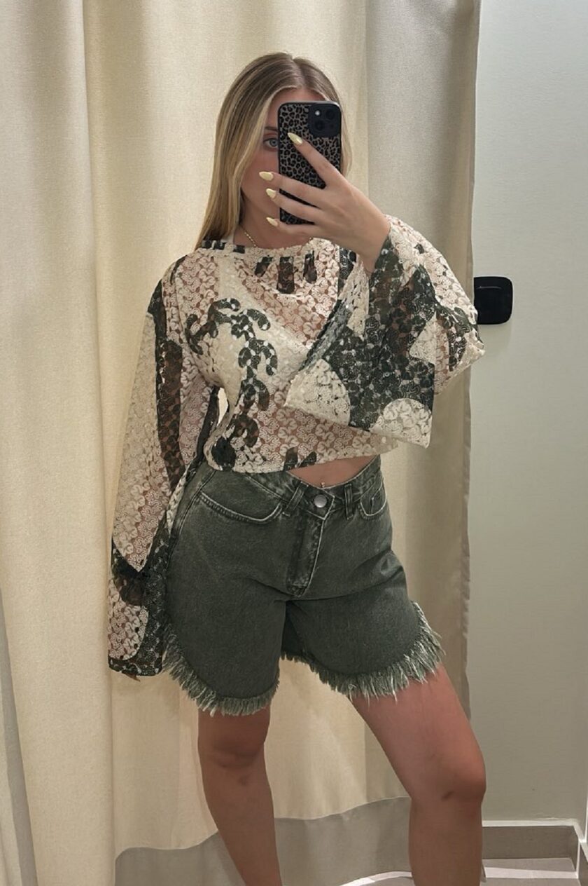 Domna Bermuda - Khaki lovebyhands.gr