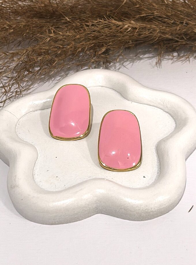 Persa Earrings - Pink lovebyhands.gr