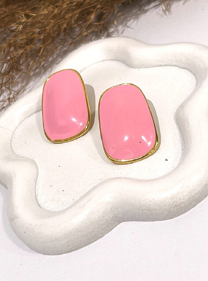 Persa Earrings - Pink lovebyhands.gr