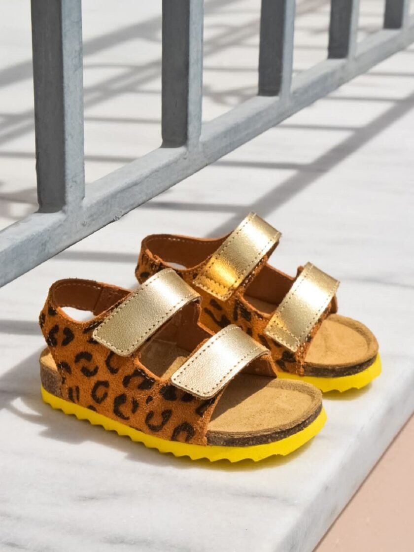 Kids Leopar Sandals lovebyhands.gr