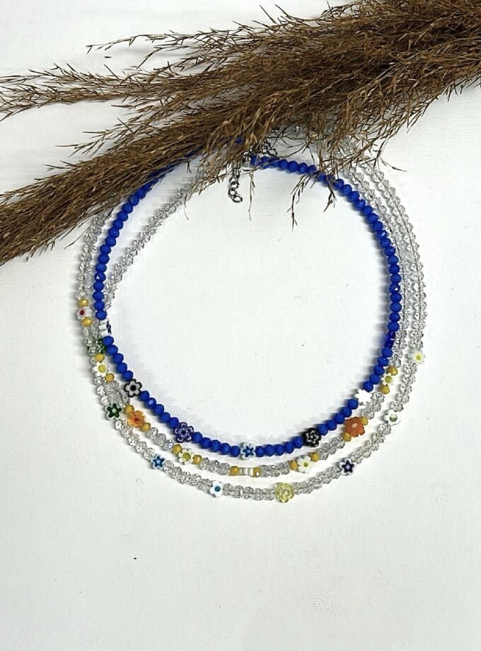 Flower Necklace lovebyhands.gr