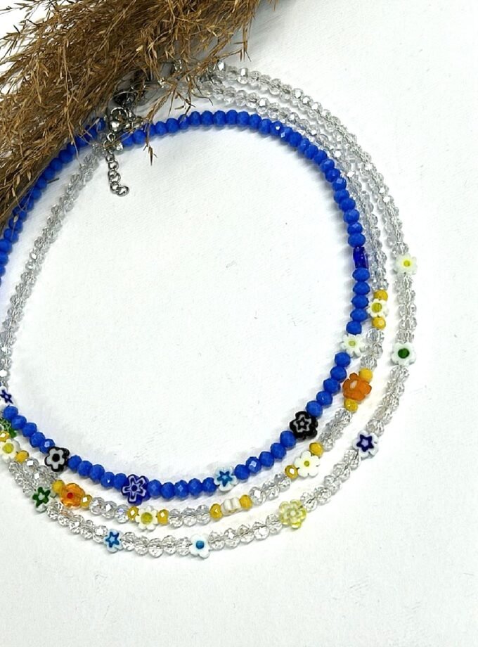 Flower Necklace lovebyhands.gr