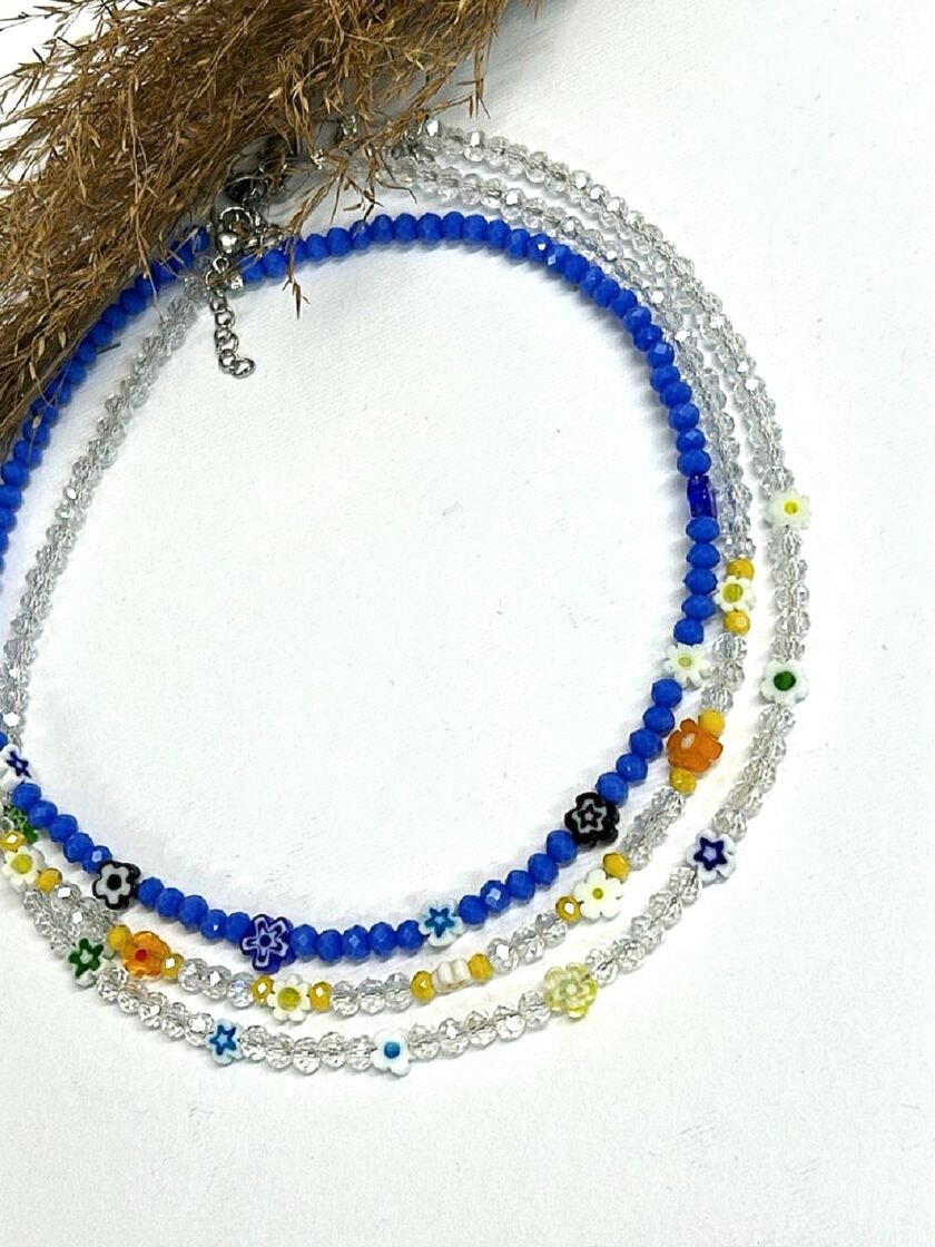 Flower Necklace lovebyhands.gr