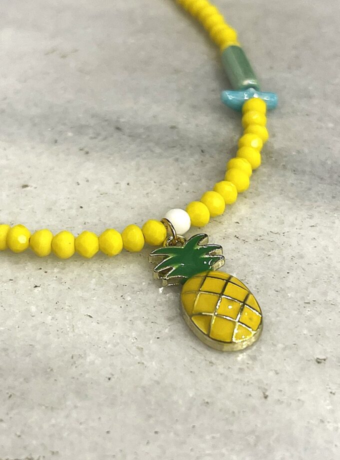 Pineapple Necklace lovebyhands.gr