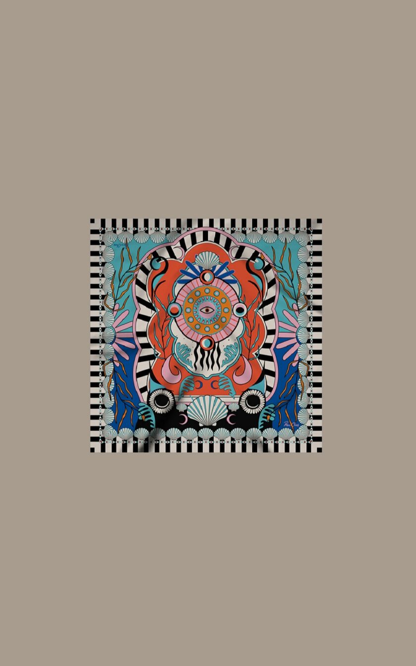 Surrealist Scarf lovebyhands.gr