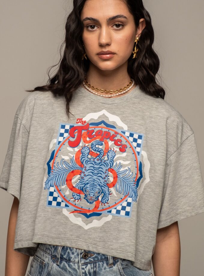 Voyage Crop T-Shirt lovebyhands.gr