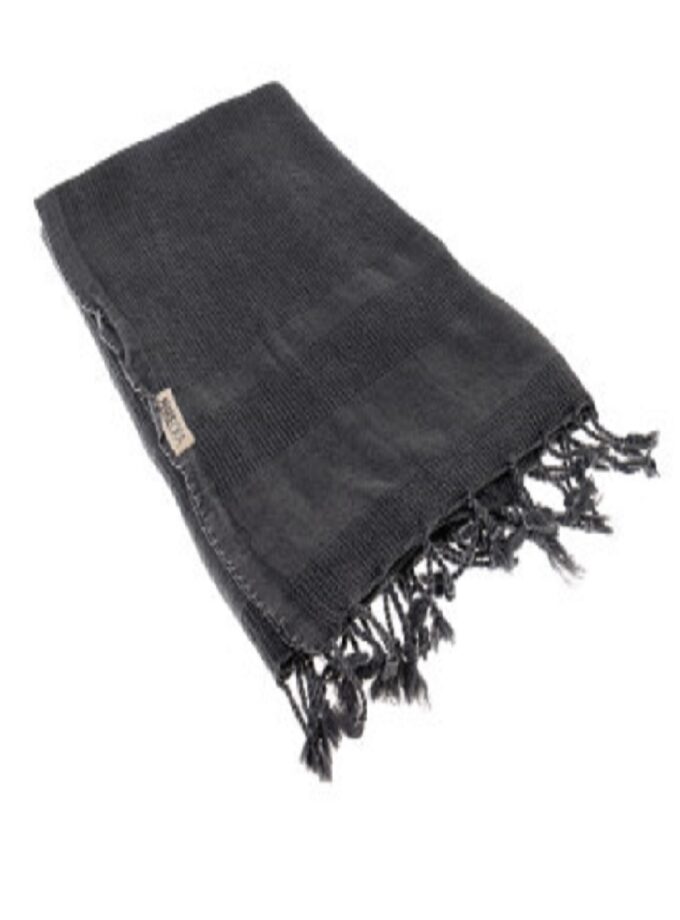Stonewashed Pestemal - Anthracite lovebyhands.gr