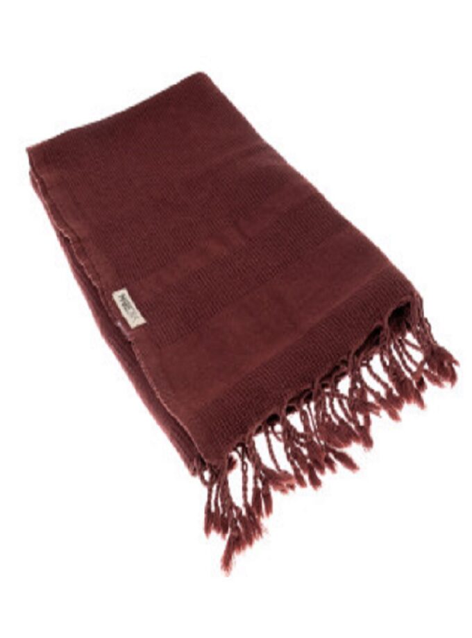 Stonewashed Pestemal - Bordeaux lovebyhands.gr
