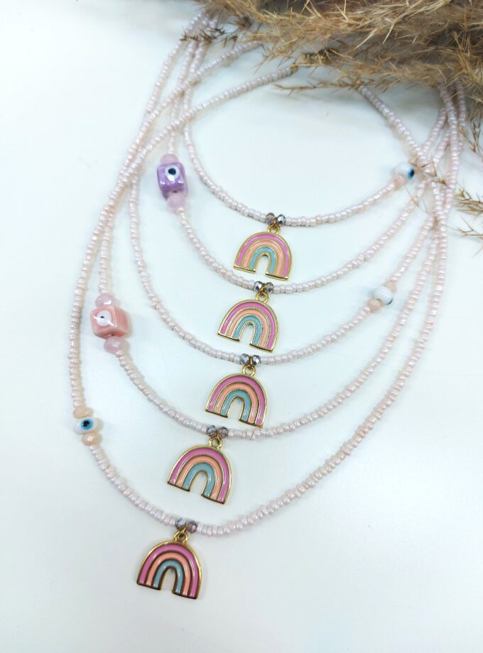 Rainbow Necklace lovebyhands.gr