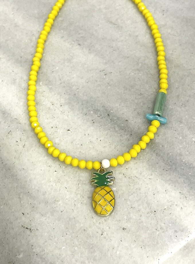 Pineapple Necklace lovebyhands.gr