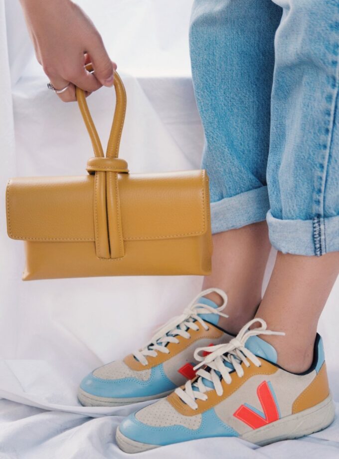 Chiara Bag - Yellow And Mustard lovebyhands.gr