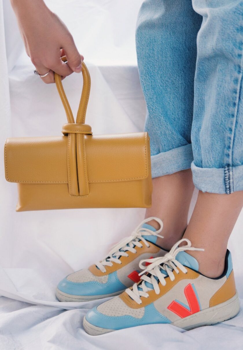 Chiara Bag - Yellow And Mustard lovebyhands.gr