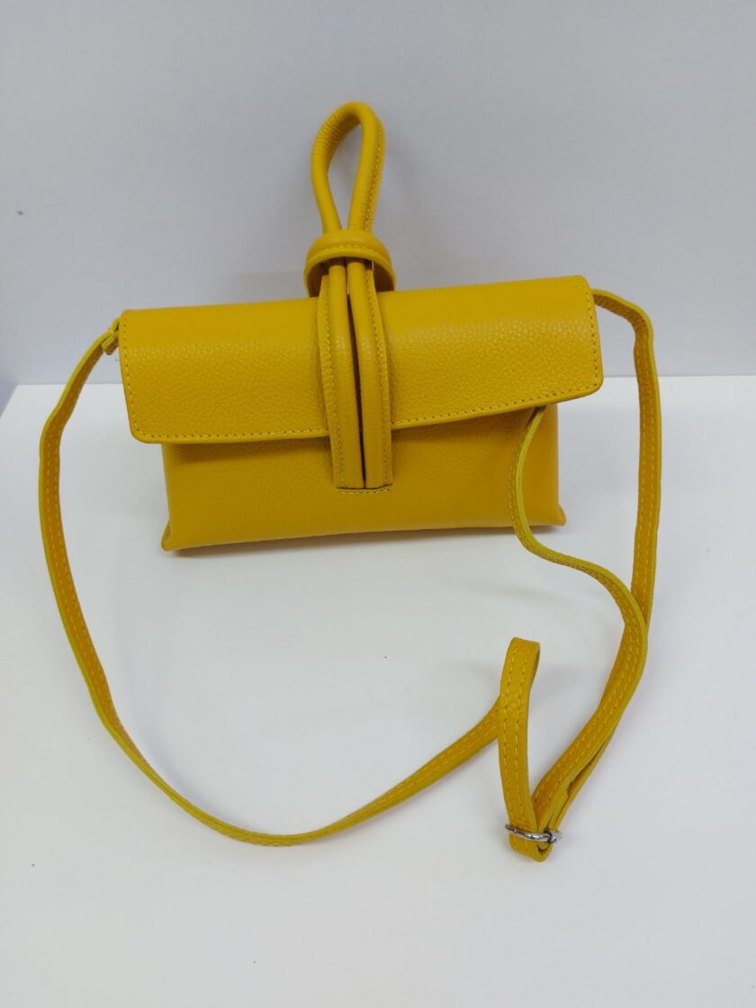 Chiara Bag - Yellow And Mustard lovebyhands.gr