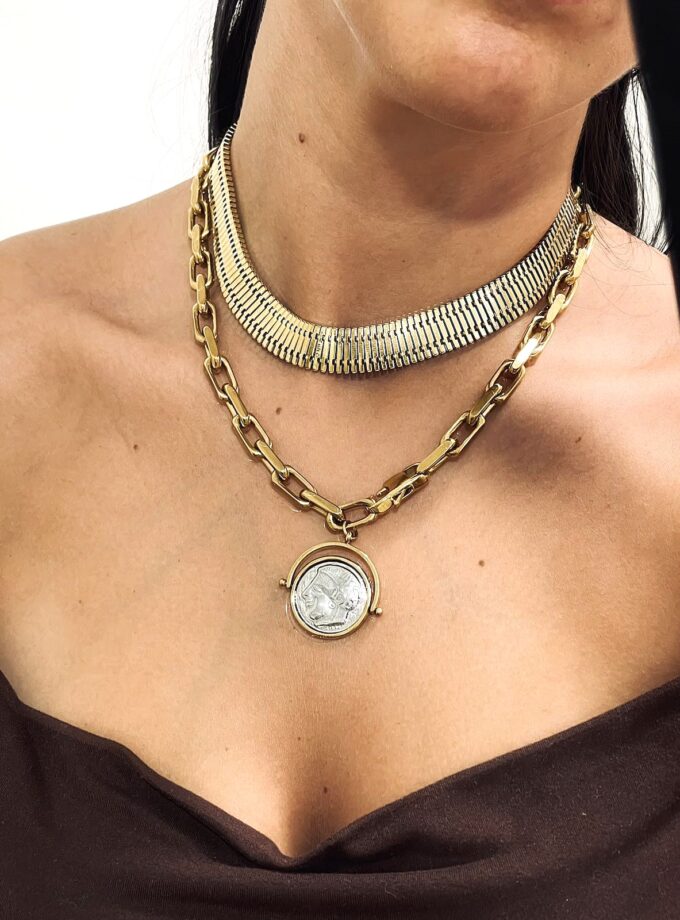 Gold Necklace Combo lovebyhands.gr