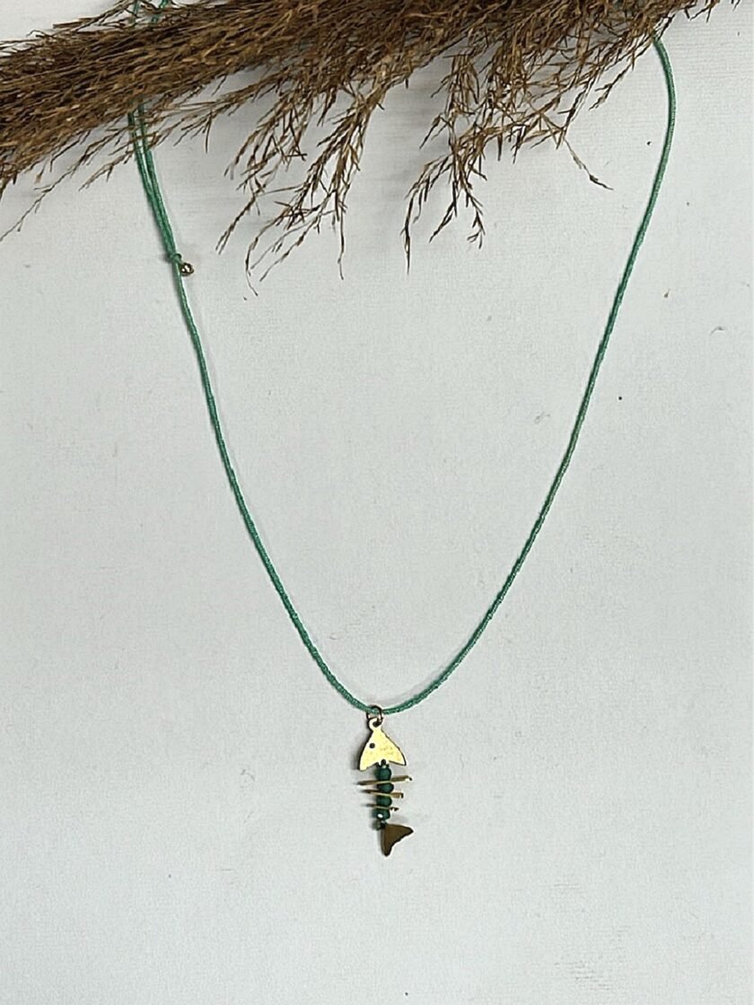 Fish Necklace lovebyhands.gr