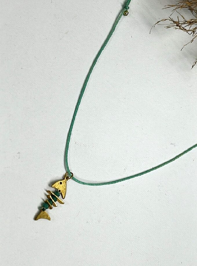 Fish Necklace lovebyhands.gr