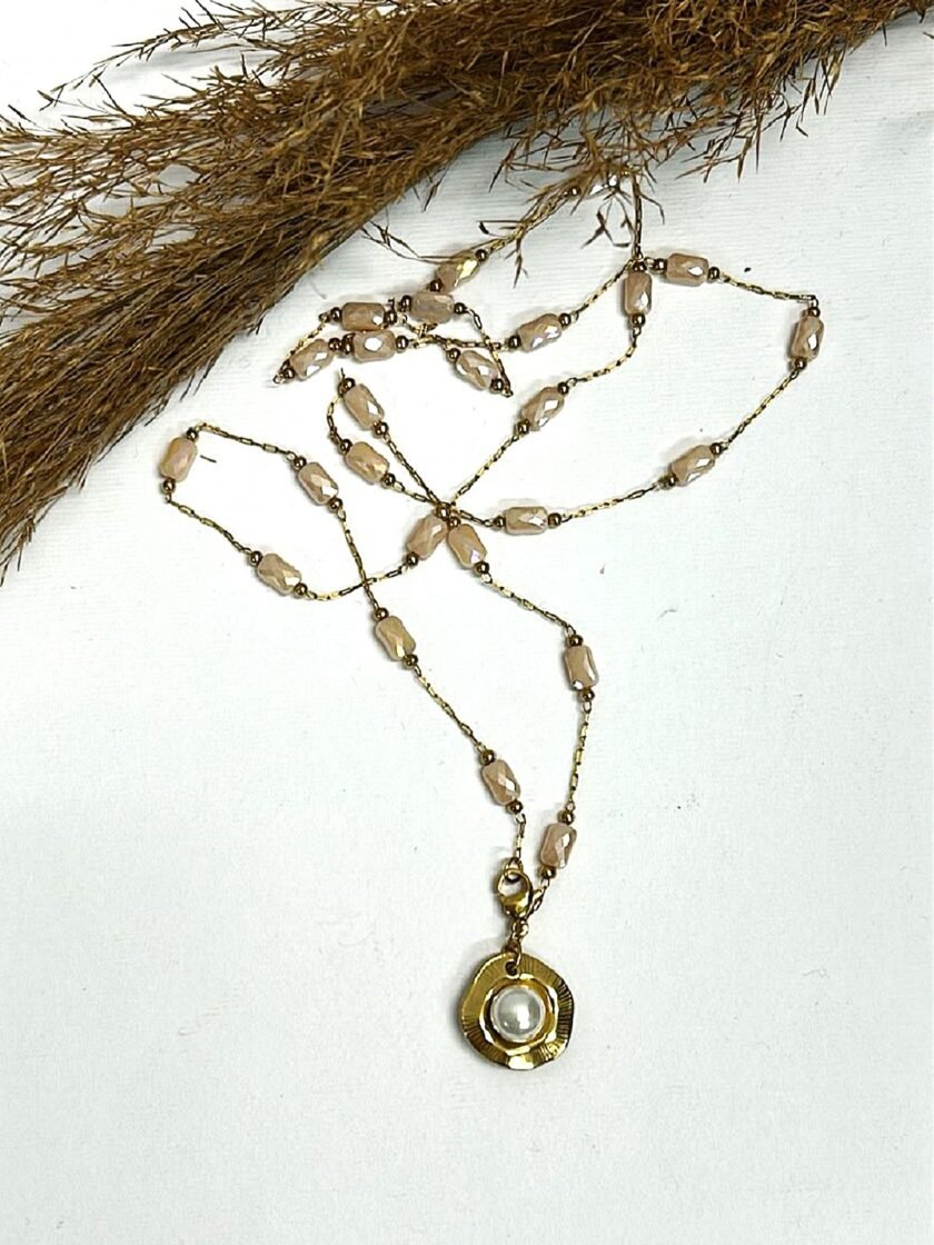 Pearl Necklace lovebyhands.gr